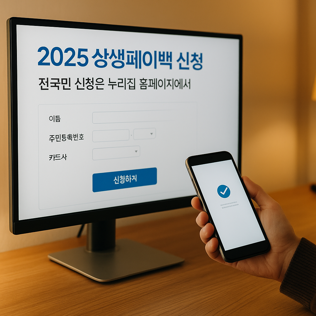 2025 상생페이백 신청, 전국민 참여 꿀팁 대방출!