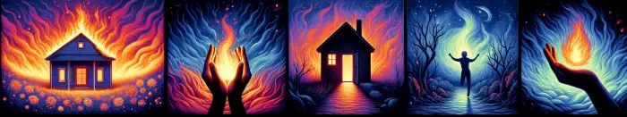 불나는 그림 꿈해몽