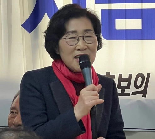 국민의힘 김삼화 중랑갑 지역구 후보 총선 상황