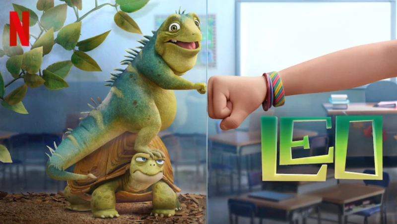 거북이와 카멜레온이 등장하는 영화 레오