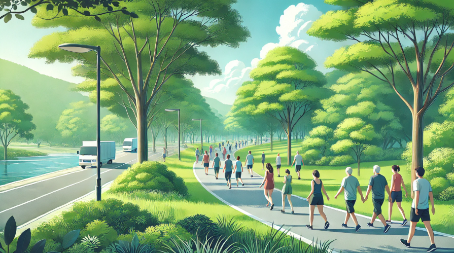 하루 30분 걷기로 삶의 질을 높이는 건강효과 사진