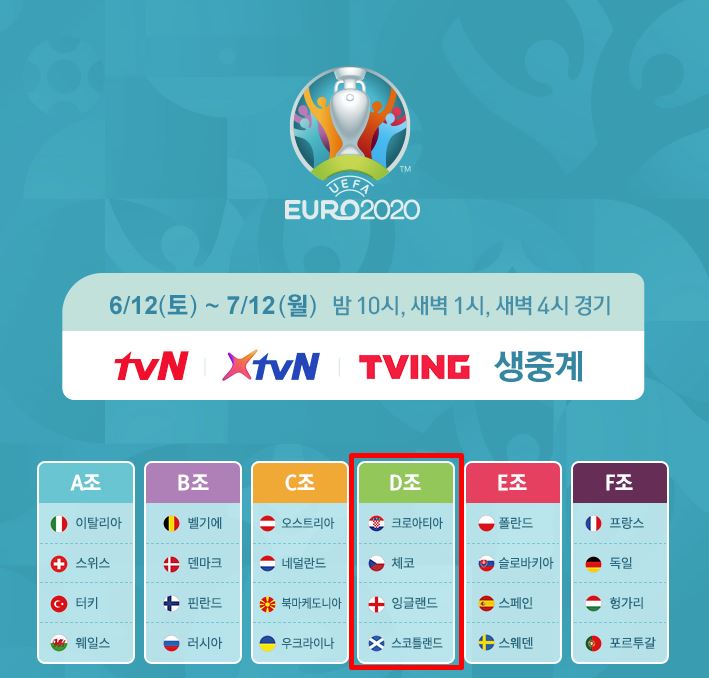 유로2020 중계