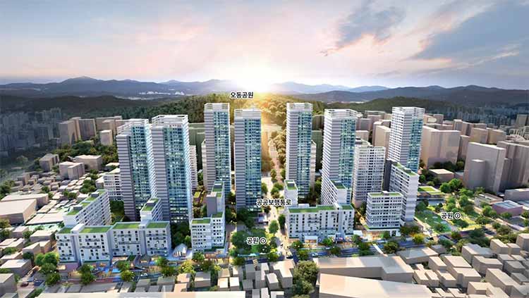 하월곡동 70-1번지 일대 조감도