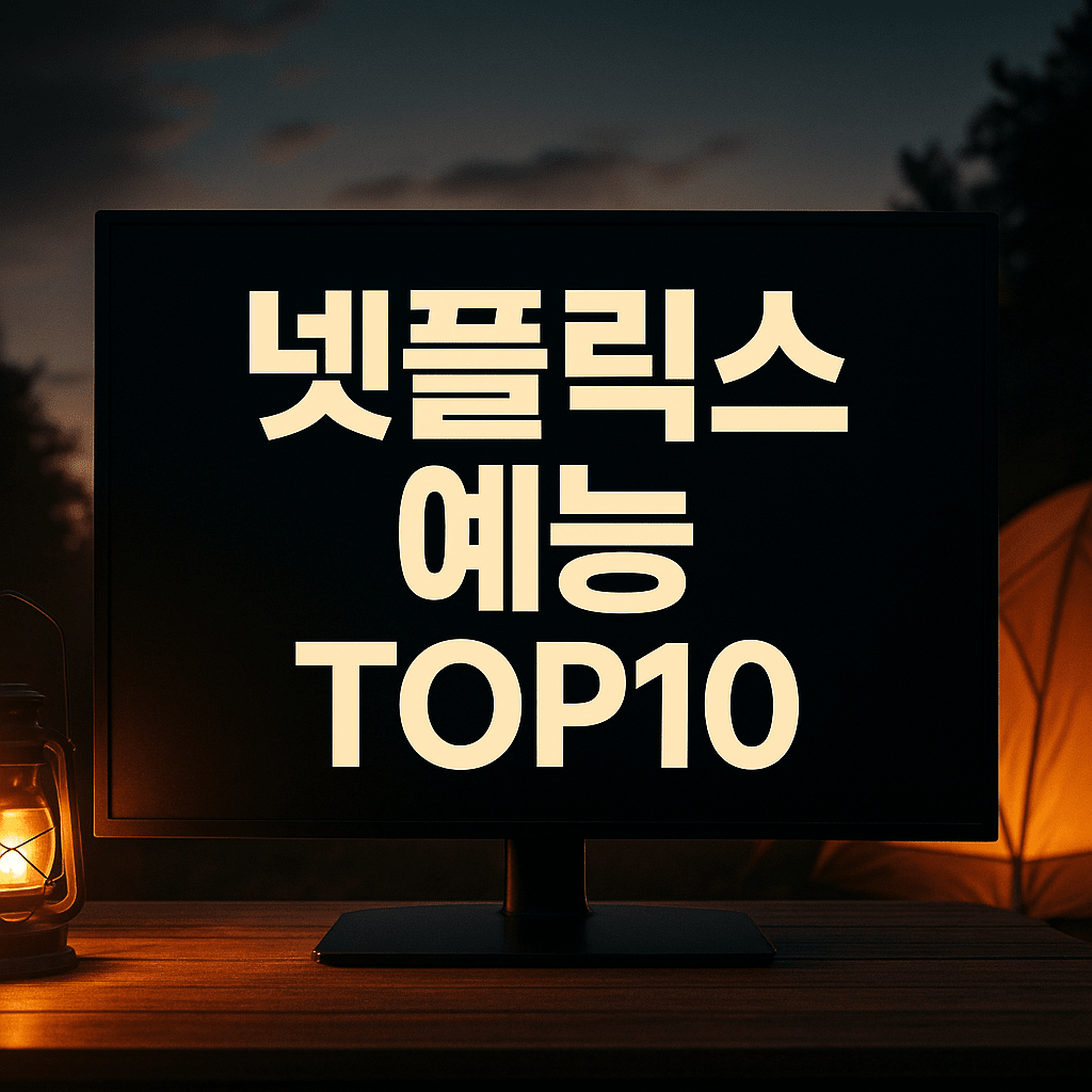 넷플릭스 예능 추천 TOP10 ｜ 지금 꼭 봐야 할 인기 예능 정리