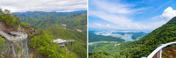 삼악산 케이블카 산책길