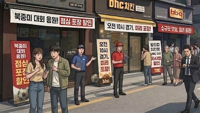 네이버 치지직 월드컵 중계 화면