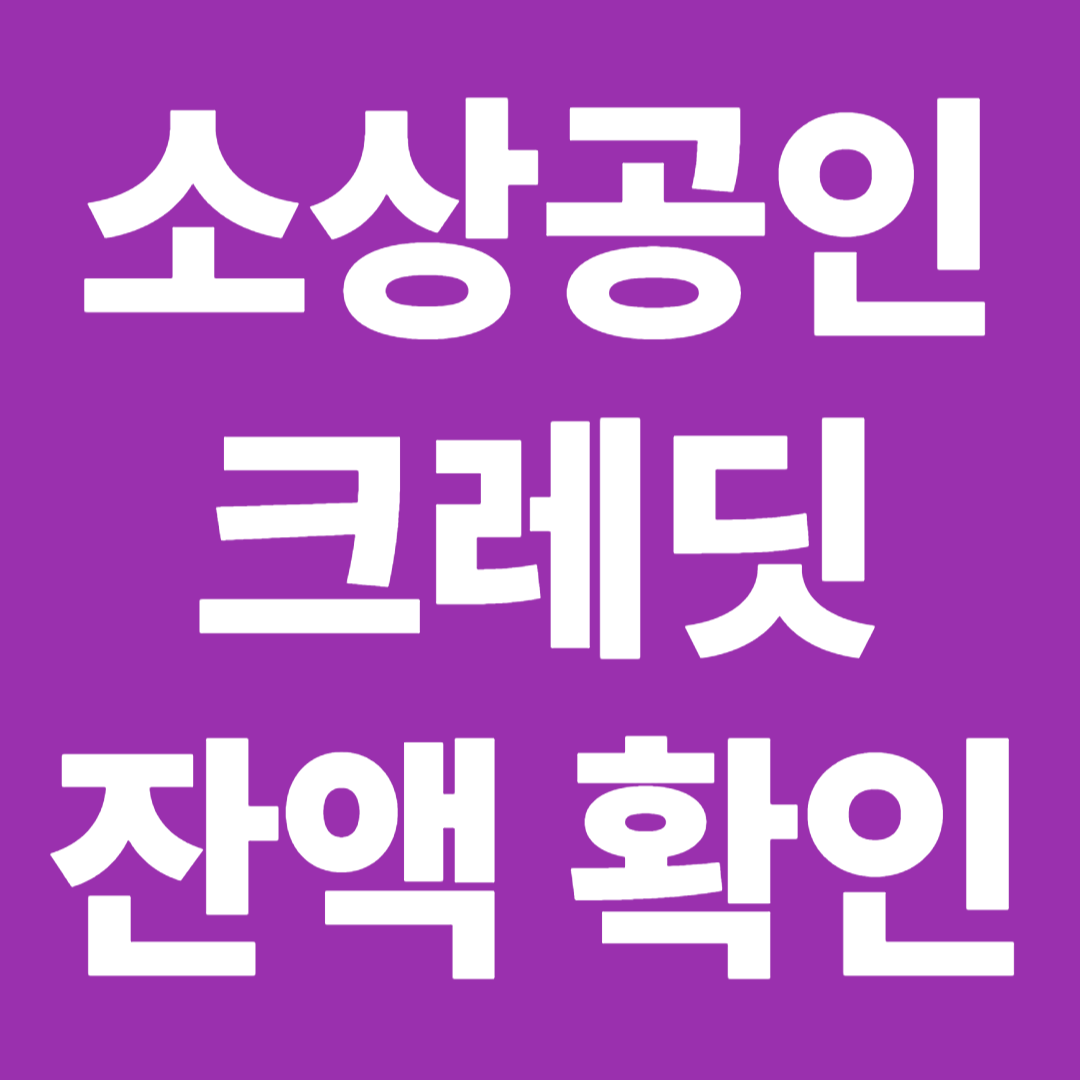 소상공인 크레딧