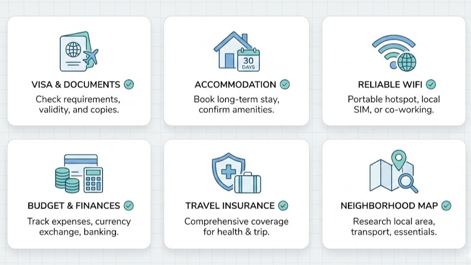 해외 한달 살기 추천 도시
