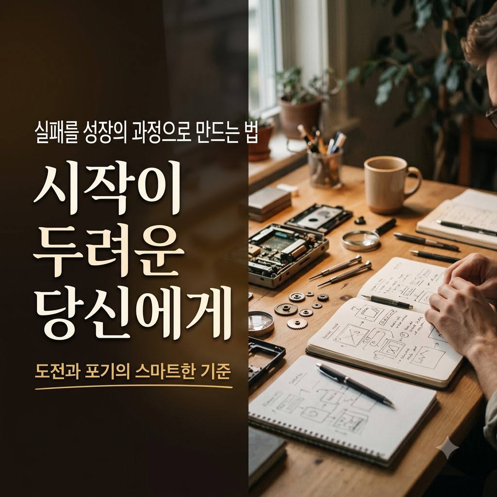 도전과 포기의 기준 및 실패를 성장으로 바꾸는 방법 정리