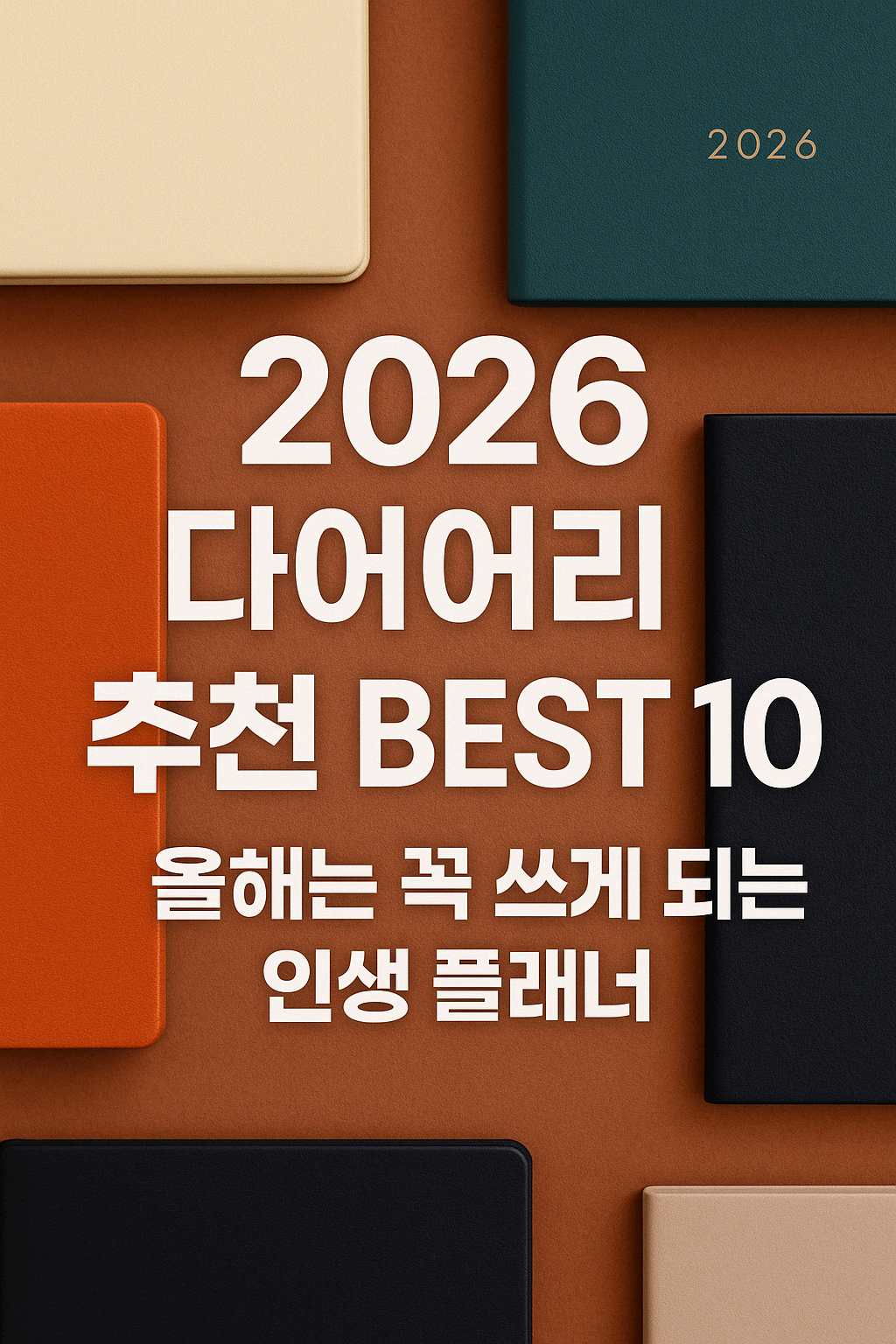 2026 다이어리 추천 BEST 10|올해는 꼭 쓰게 되는 인생 플래너
