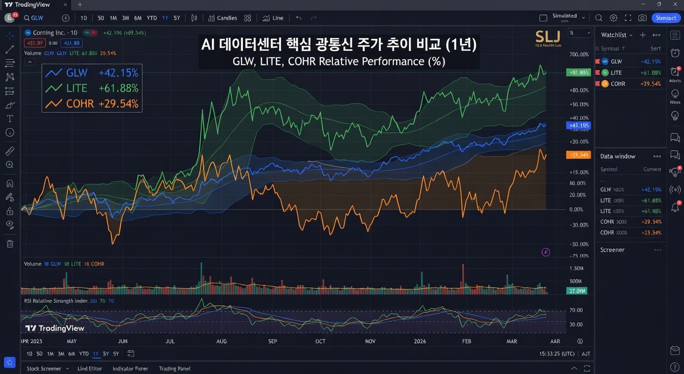 광통신 3사 기술적 분석