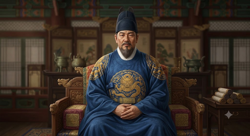 태조 이성계의 추상화 (AI이미지)