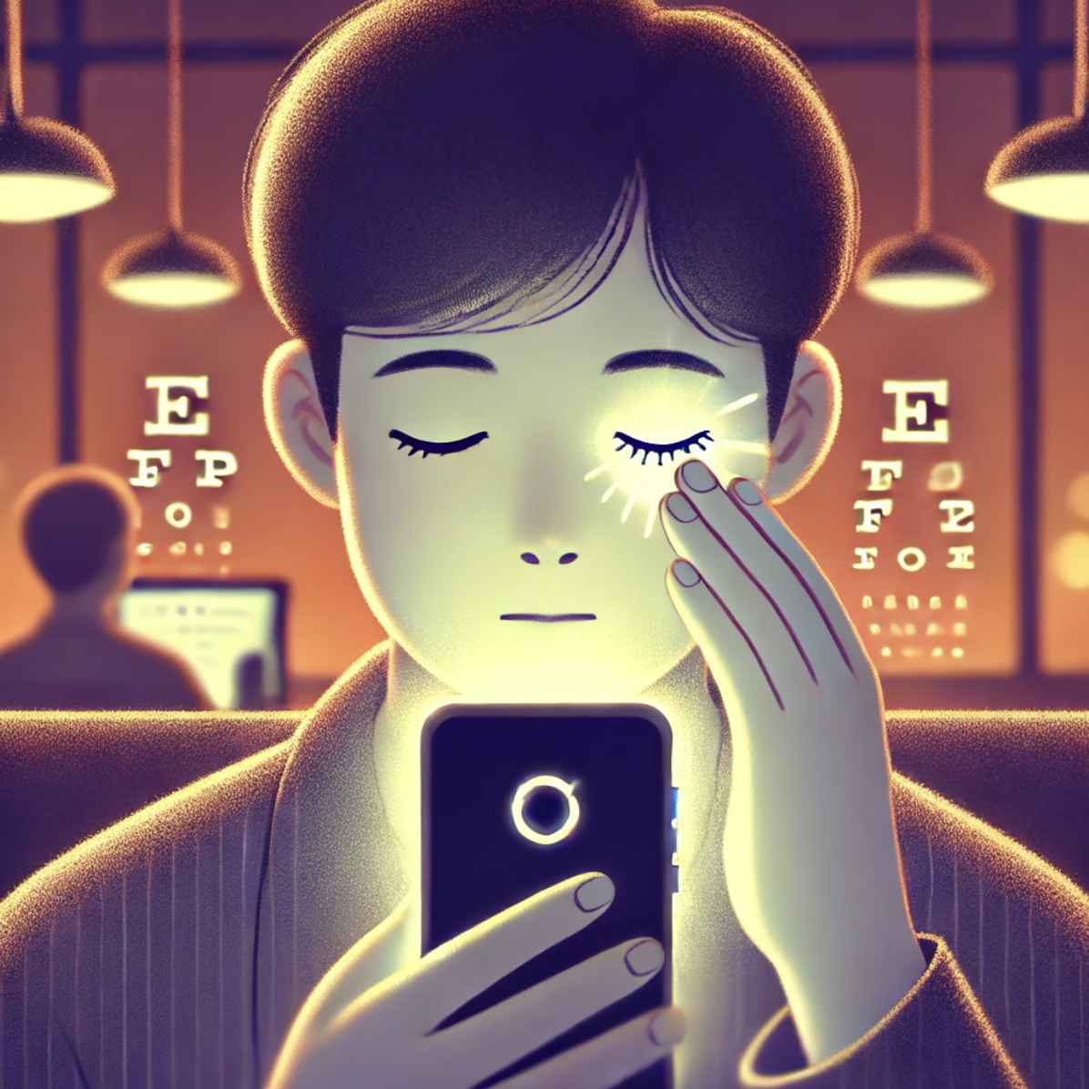 스마트폰 사용으로 눈 건강에 대해