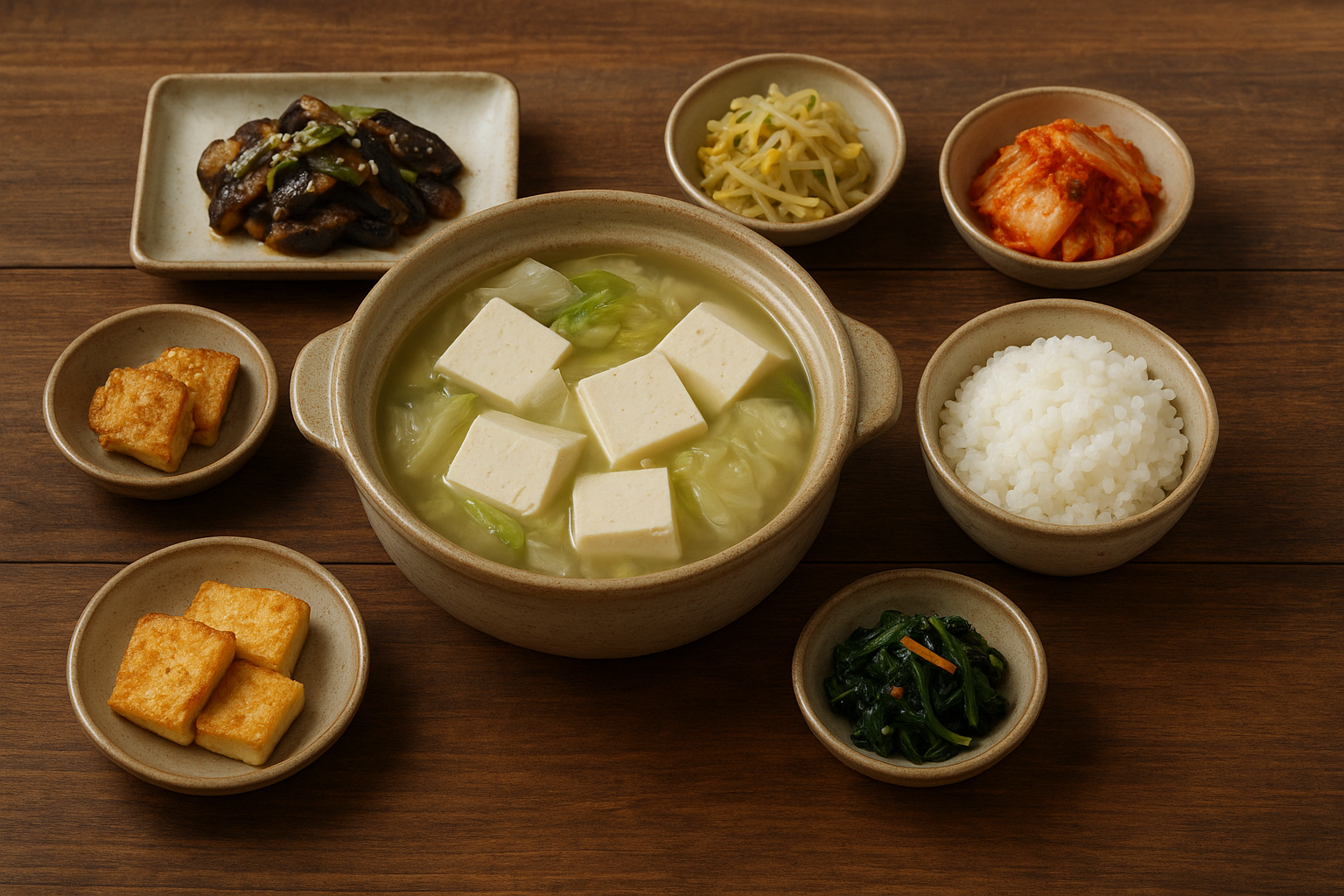 초당두부 정식 한 상 관련 사진