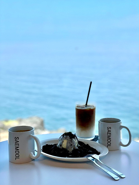 제주 애월 카페 이동건 오아시스80 바다뷰