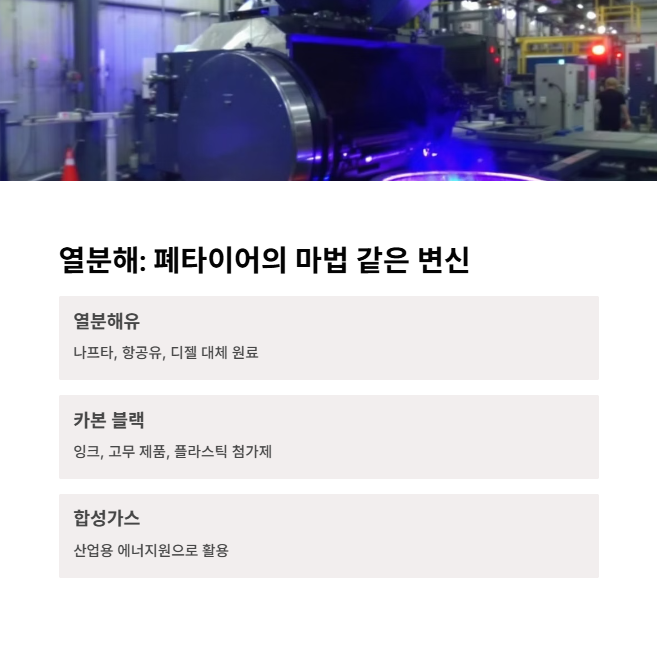 열분해 기술로 자원 전환
