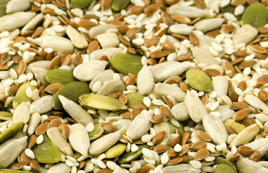 다양한 견과류의 이미지