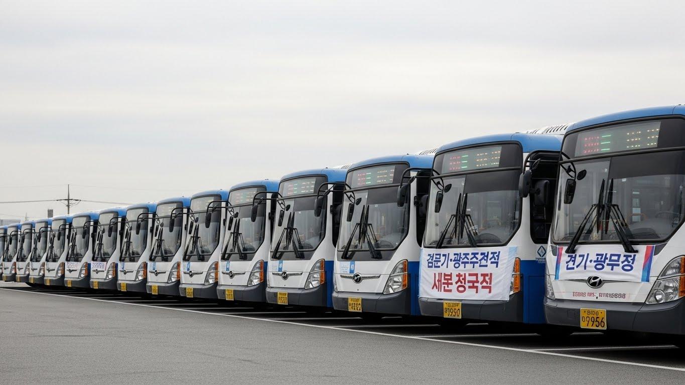경기 광주 버스 파업
