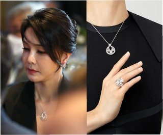 서희건설 김건희 반클리프 목걸이