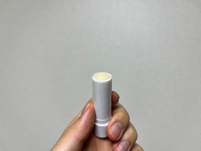 립밤 개봉한 모습