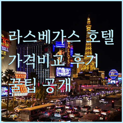 라스베이거스 호텔 가격 비교 후기와 