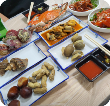 스타의고장 다찌 한상 통영 맛집
