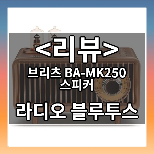 브리츠 BA-MK250 스피커 (라디오 블루투스)