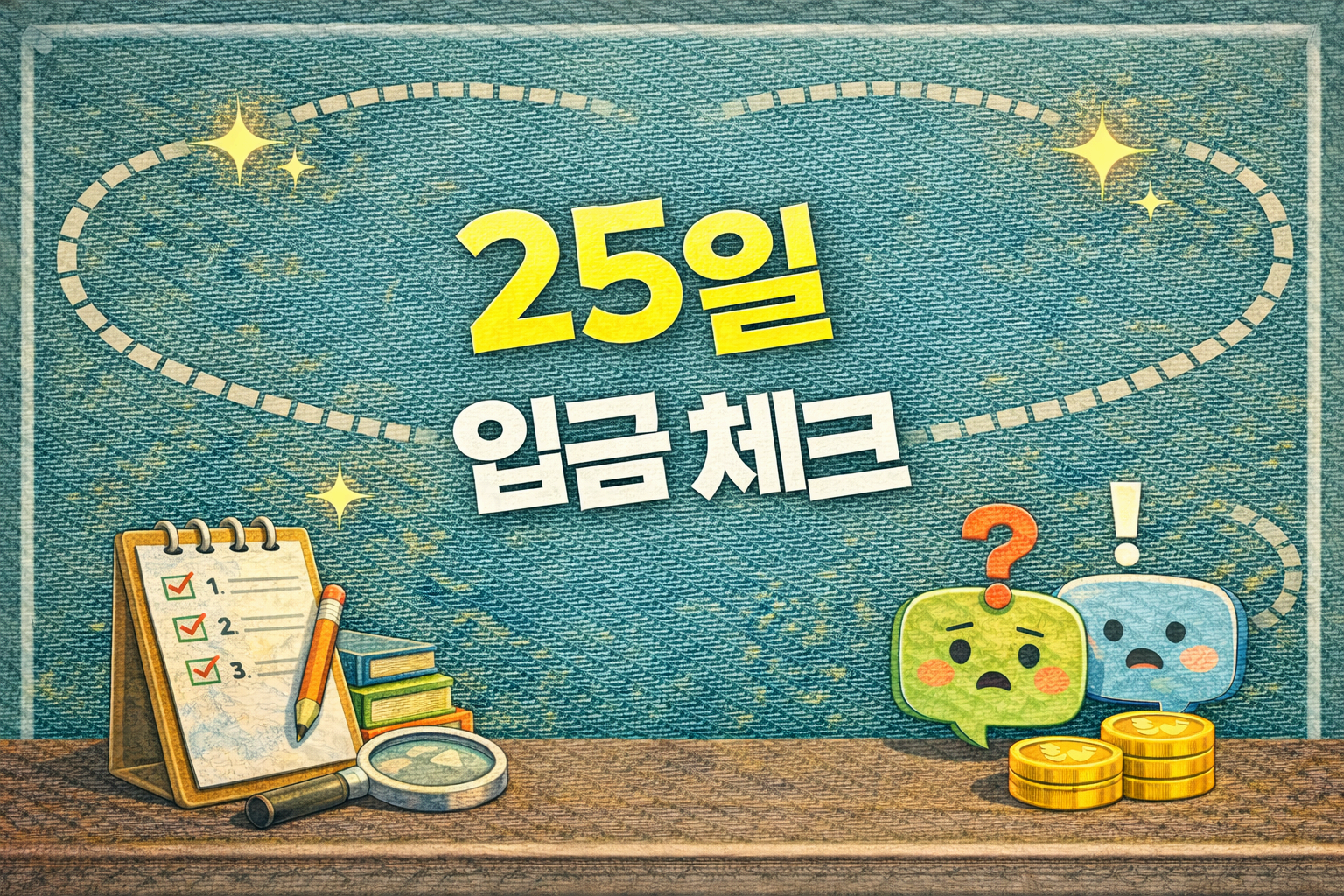 &ldquo;25일 입금 체크&rdquo; 캘린더 표