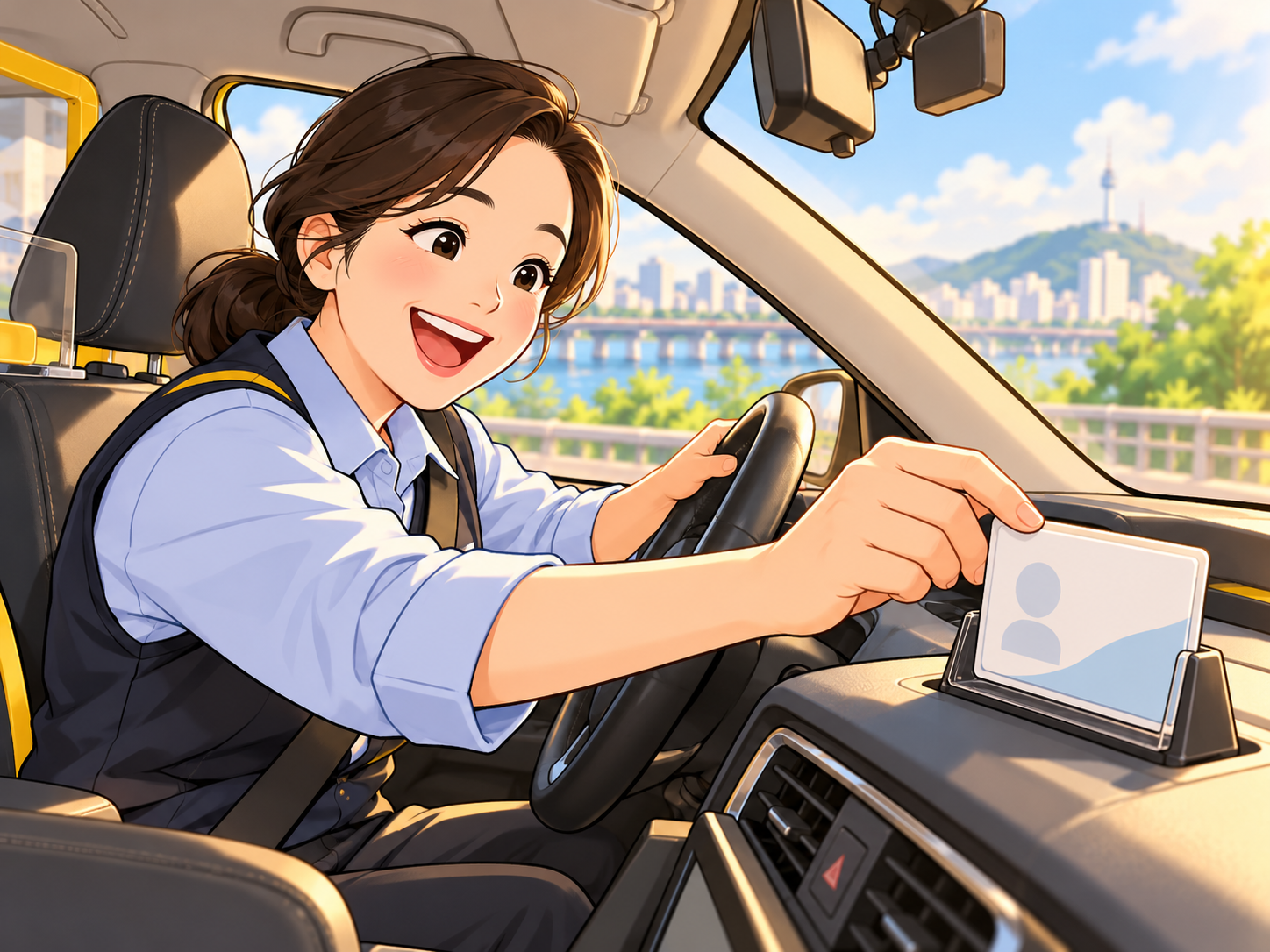 택시운전자격증명