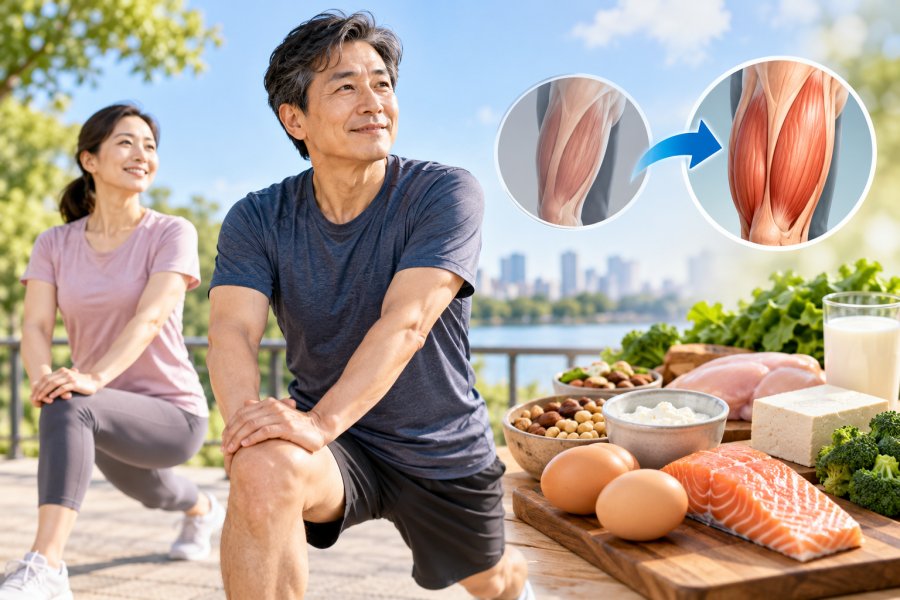 건강한 노화와 단백질 식단