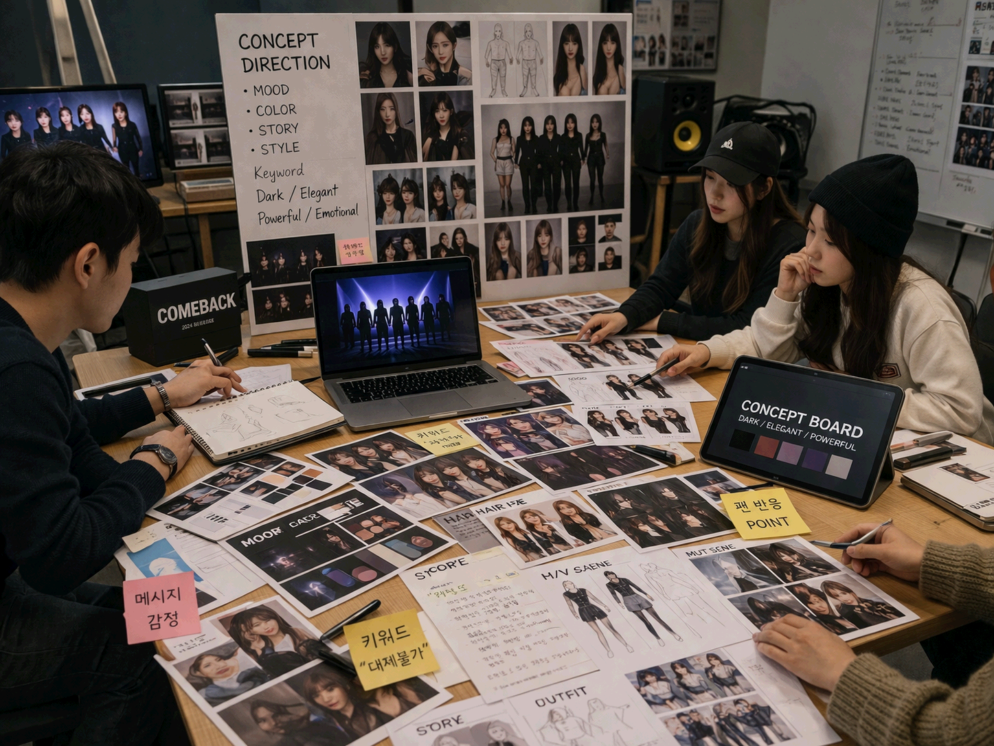 K-POP 콘셉트 기획이 그룹의 이미지와 팬덤 반응을 바꾸는 이유