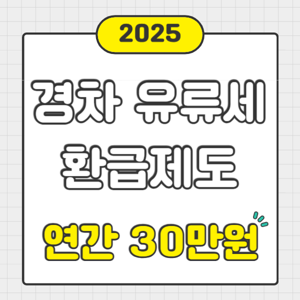 경차 유류세 환급제도