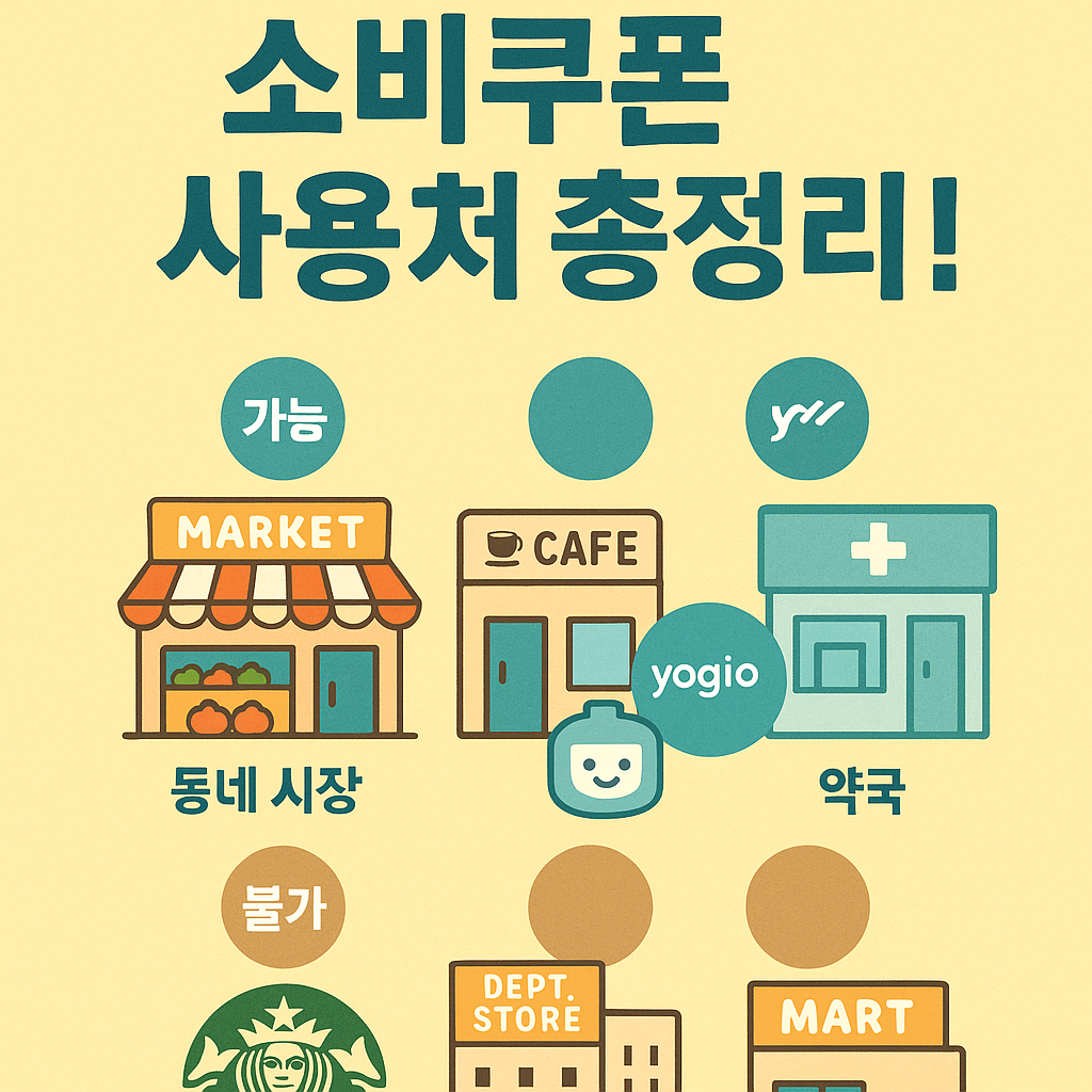 민생회복 소비쿠폰 사용처 조회