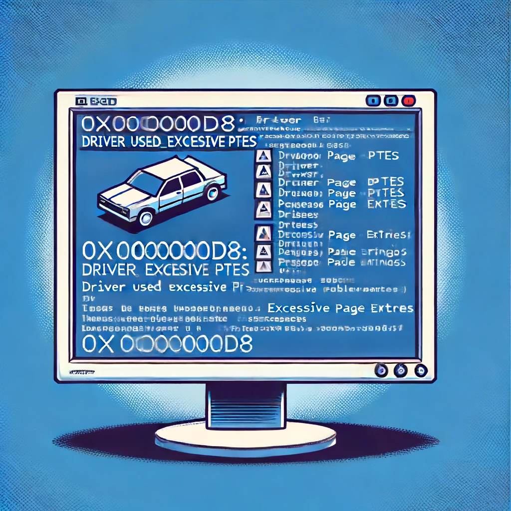 윈도우 블루스크린 오류 코드 0x000000D8: DRIVER_USED_EXCESSIVE_PTES 원인 및 해결 방법