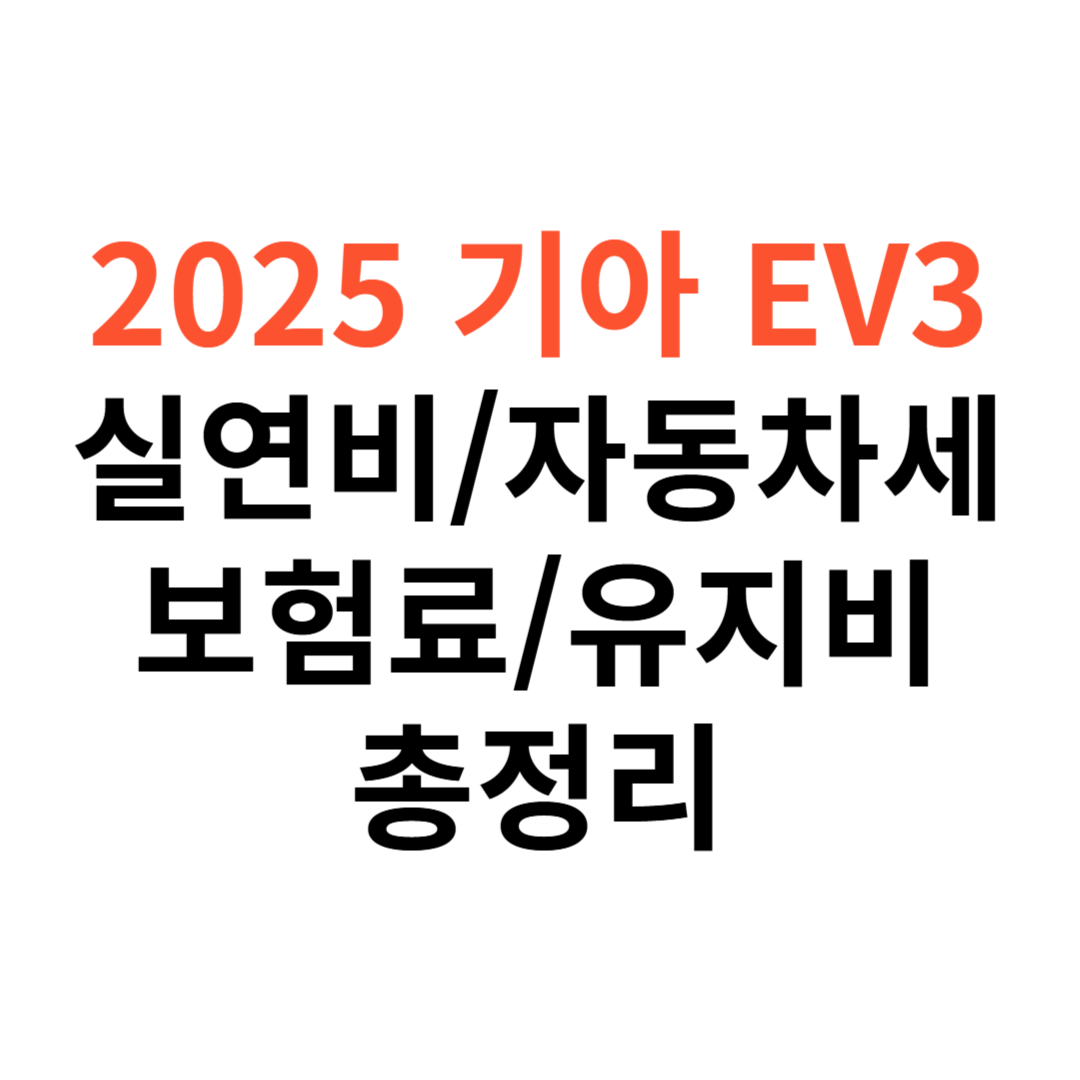 기아 EV3 차량 실연비