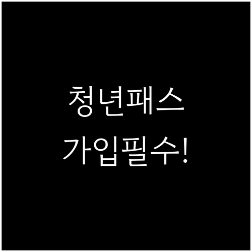 청년문화예술패스 공연 예매를 위한 공..