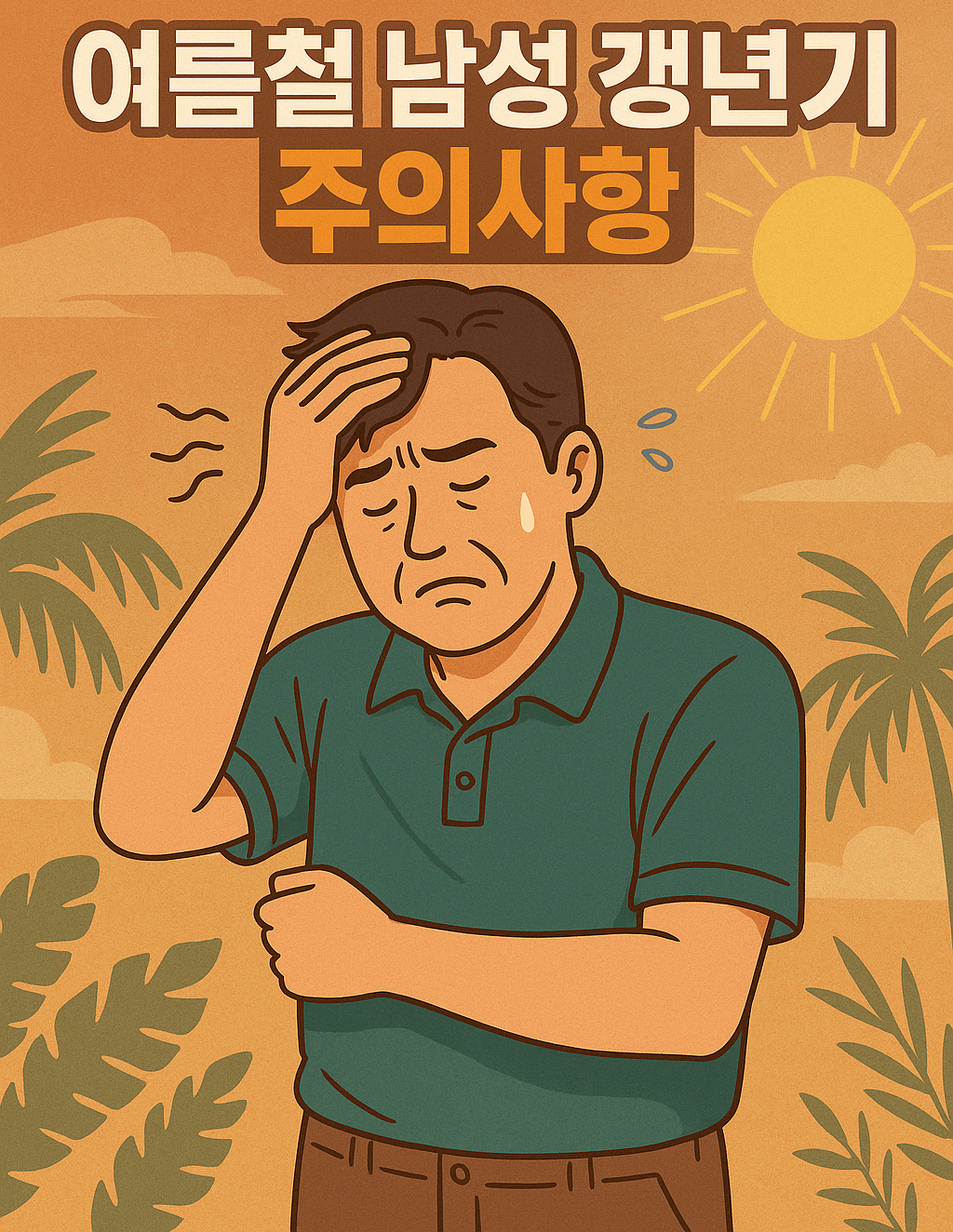 여름철 남성 갱년기 주의사항 ❘ 증상부터 극복 전략까지