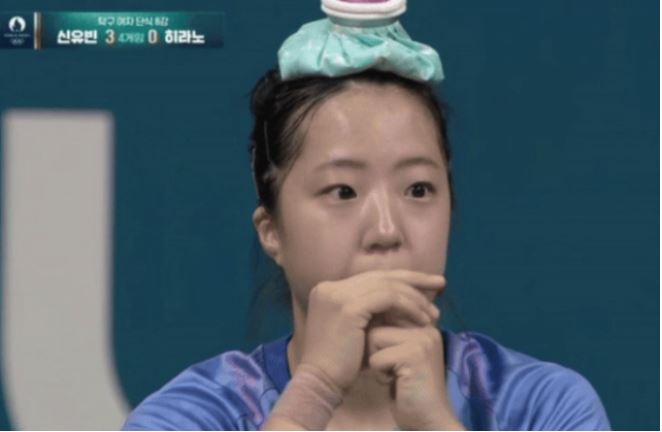 신유빈 에너지젤 섭취