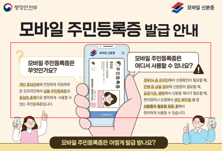 모바일 신분증 발급방법