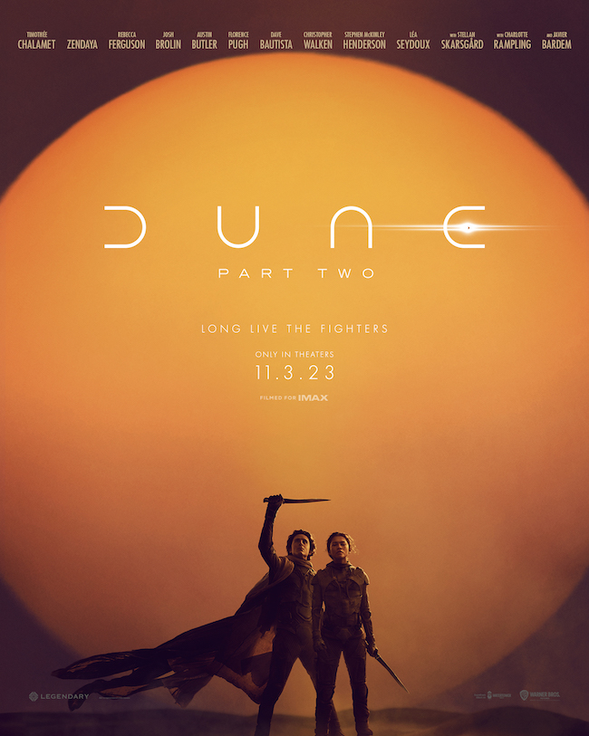 듄 파트 2 개봉일 확정…2023년 11월 3일