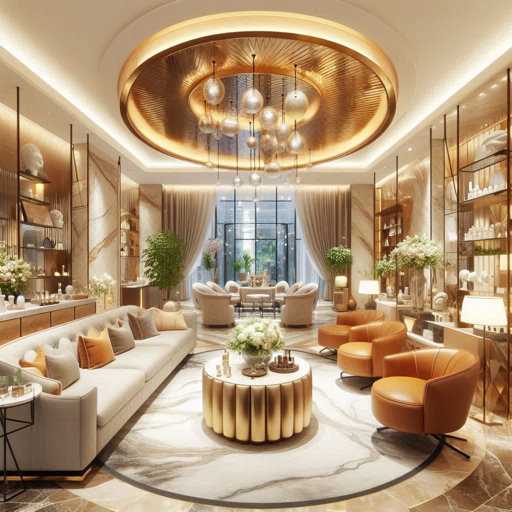 피부,체형관리 샵 배경