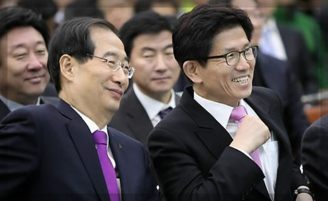 한덕수 김문수