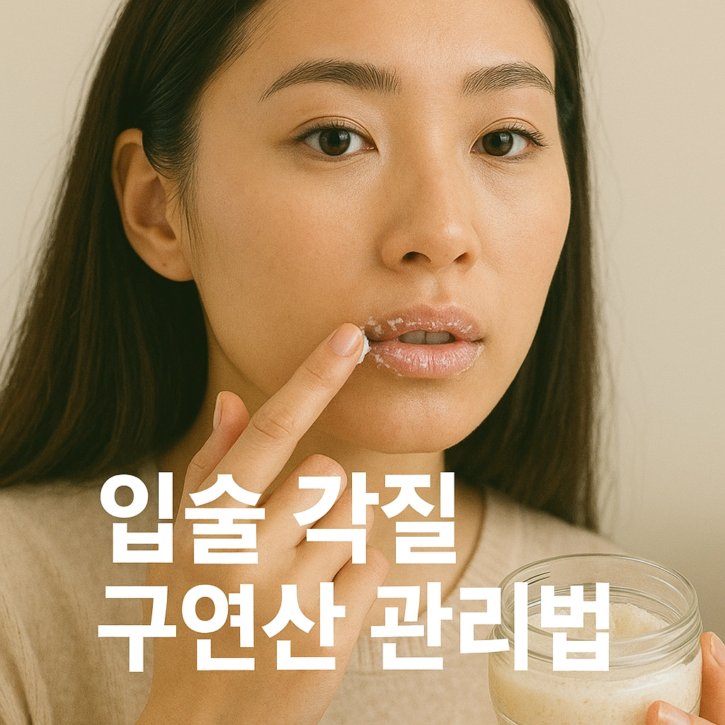 입술 각질 구연산 관리법