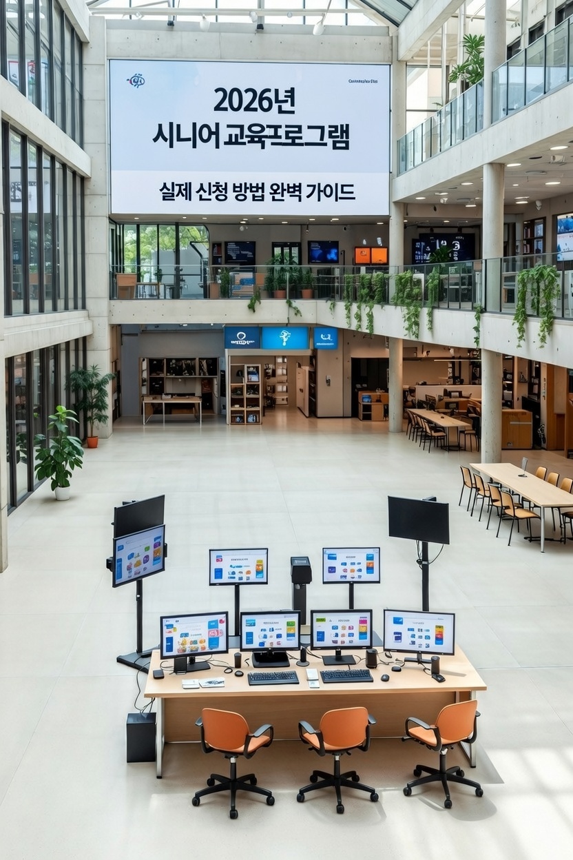 2026년 시니어 교육 프로그램 실제 신청 방법 완벽 가이드