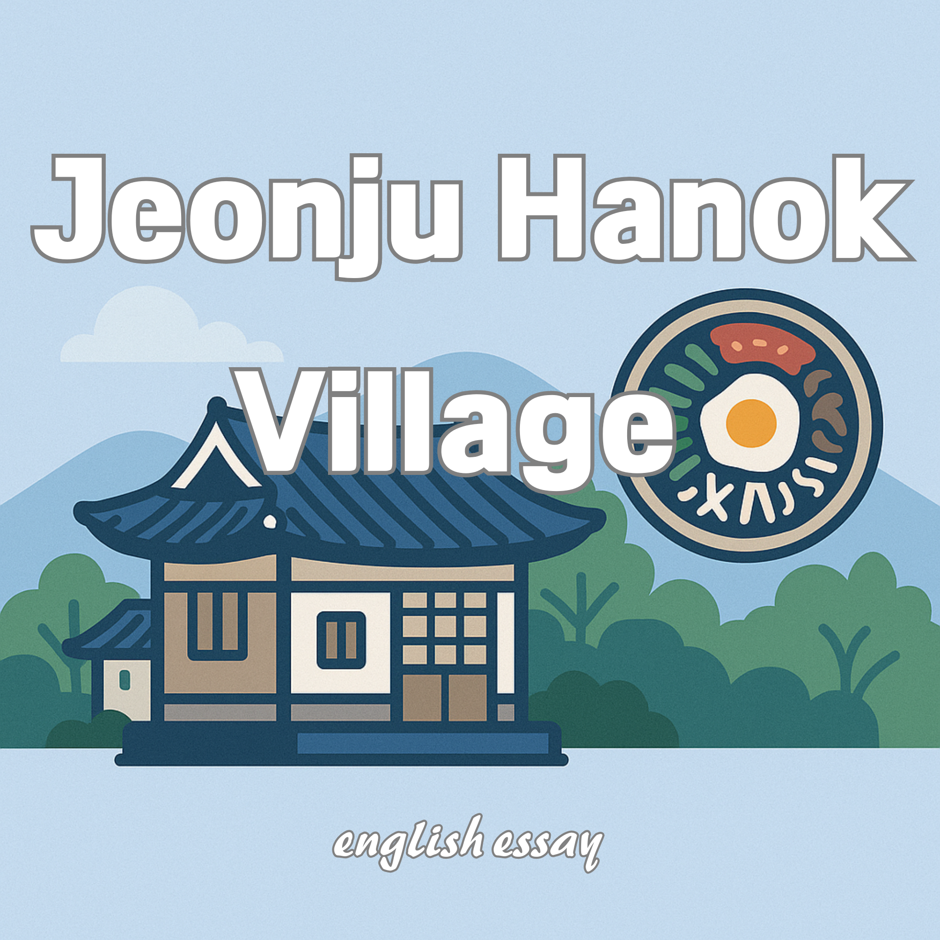 Jeonju Hanok Village 전주한옥마을