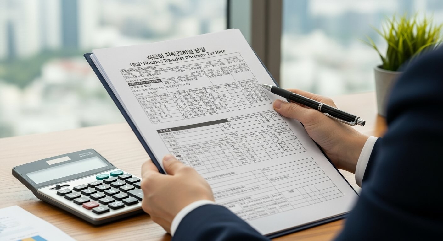주택 양도소득세율 세율표
