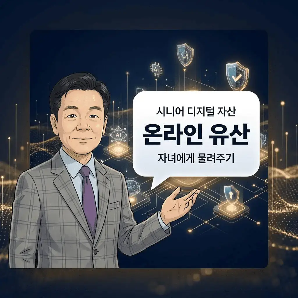 시니어 디지털 자산 상속 및 구글 애플 사후 설정 가이드 아바타 이미지