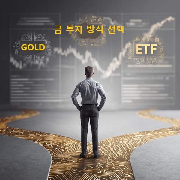 포트폴리오에 맞는 금 투자 방식 선택 이미지