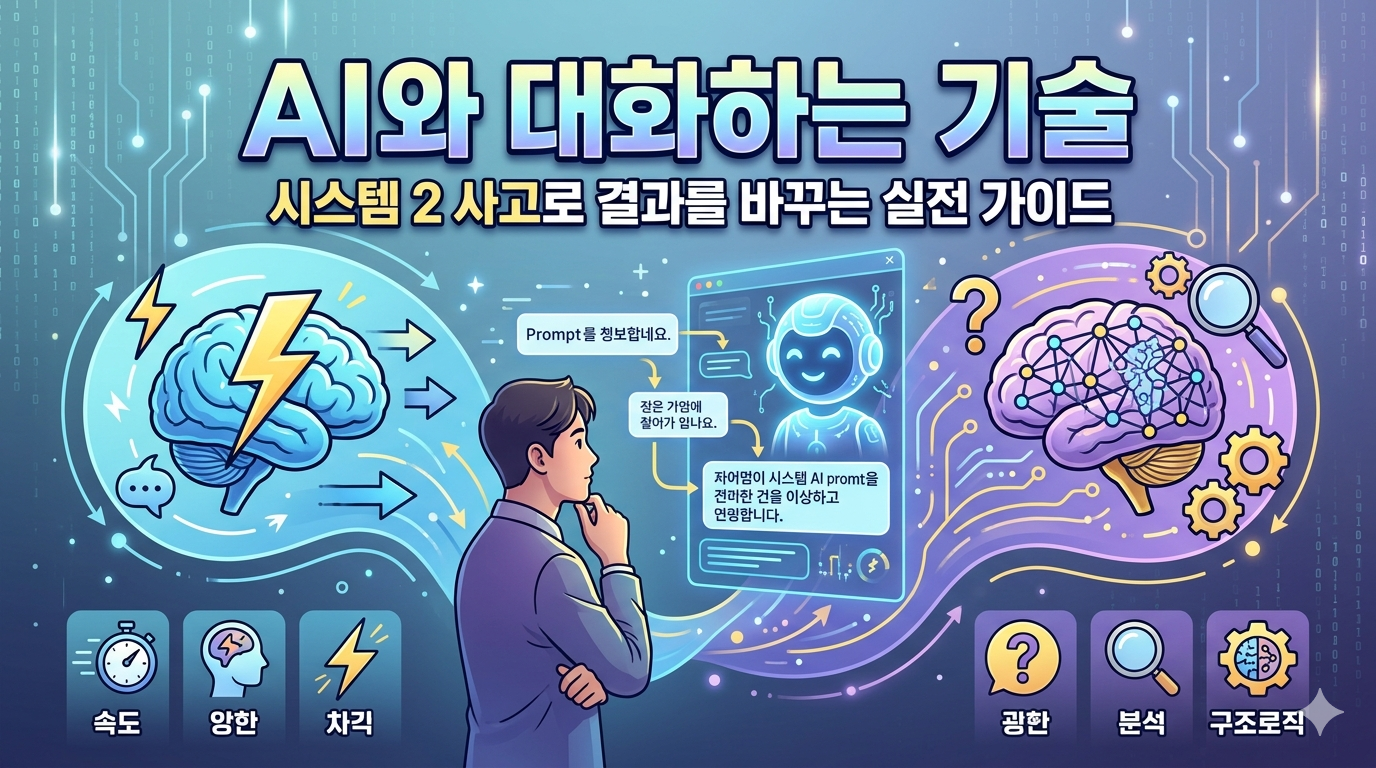 AI와 대화하는 기술: 시스템 2 사고로 결과를 바꾸는 실전 가이드