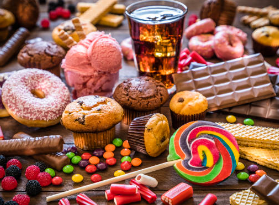 설탕이 많이 들어간 음식